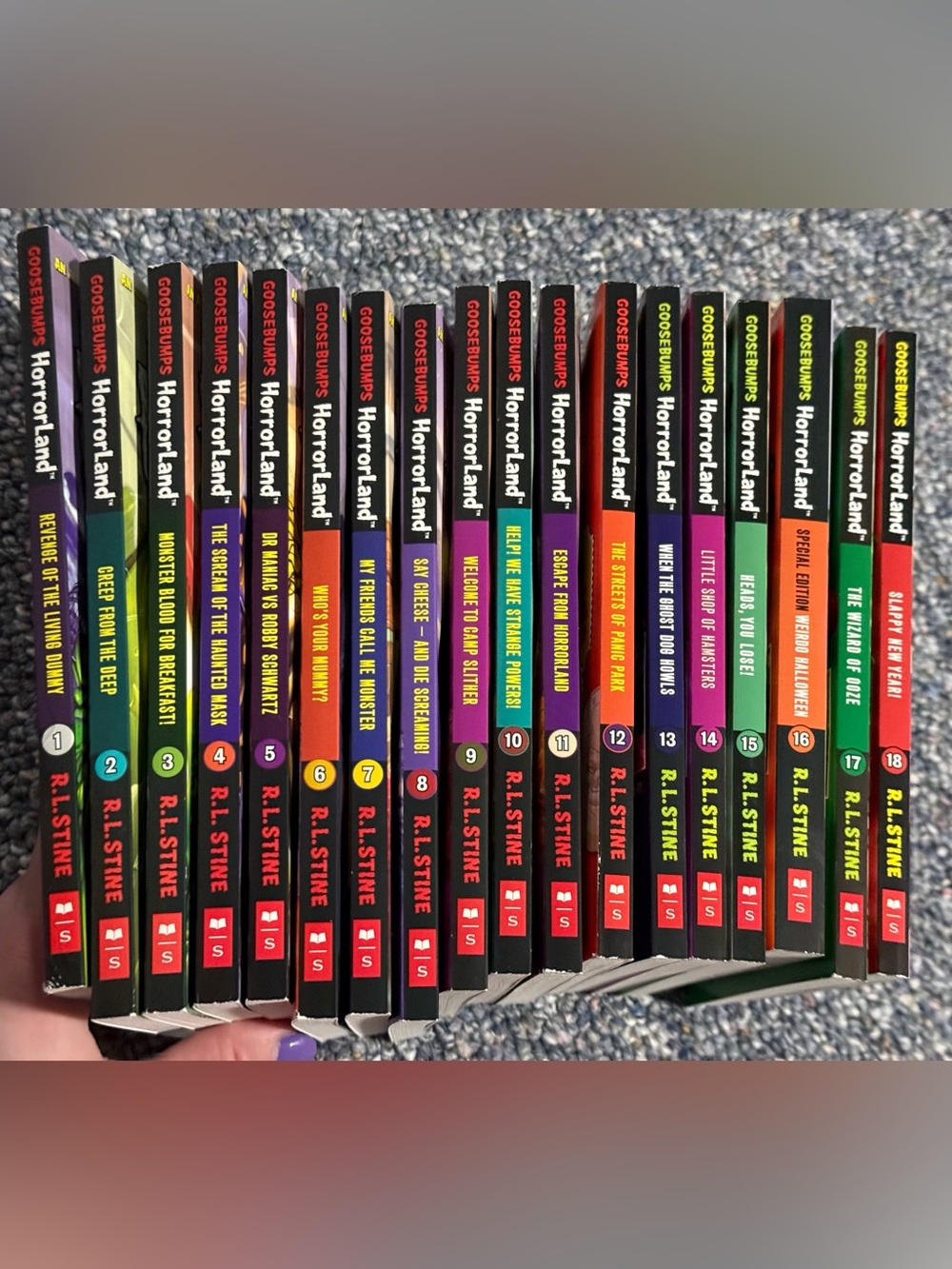 Goosebumps HorrorLand 18 book series